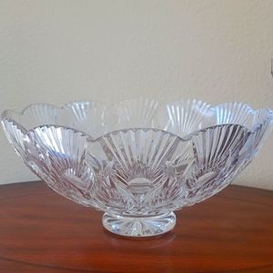 Waterford 13" Peacock Bowl